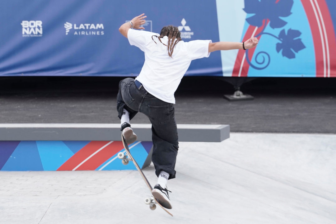 Skateboarding, deporte olímpico desde Tokio 2020. EFE/ Adriana Thomasa