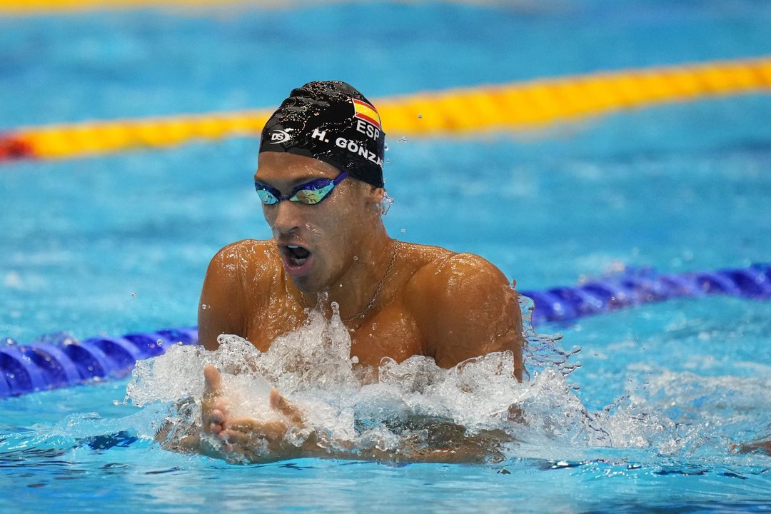 El nadador español Hugo Gonzalez de Oliveira. EFE/EPA/HIROSHI YAMAMURA/Archivo