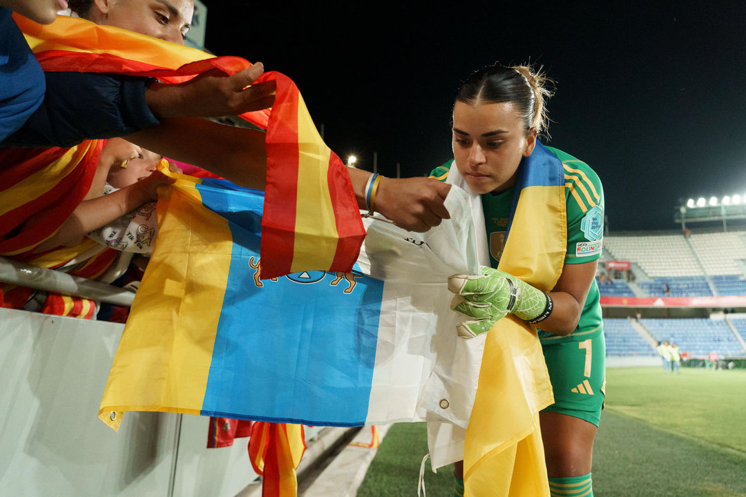 La guardameta de la selección española, Misa Rodríguez en foto de archivo de Ramón de la Rocha. EFE