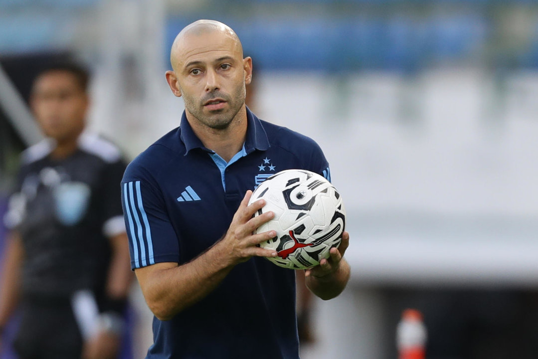 El seleccionador de Argentina Javier Mascherano en foto de archivo de Rayner Peña R. EFE