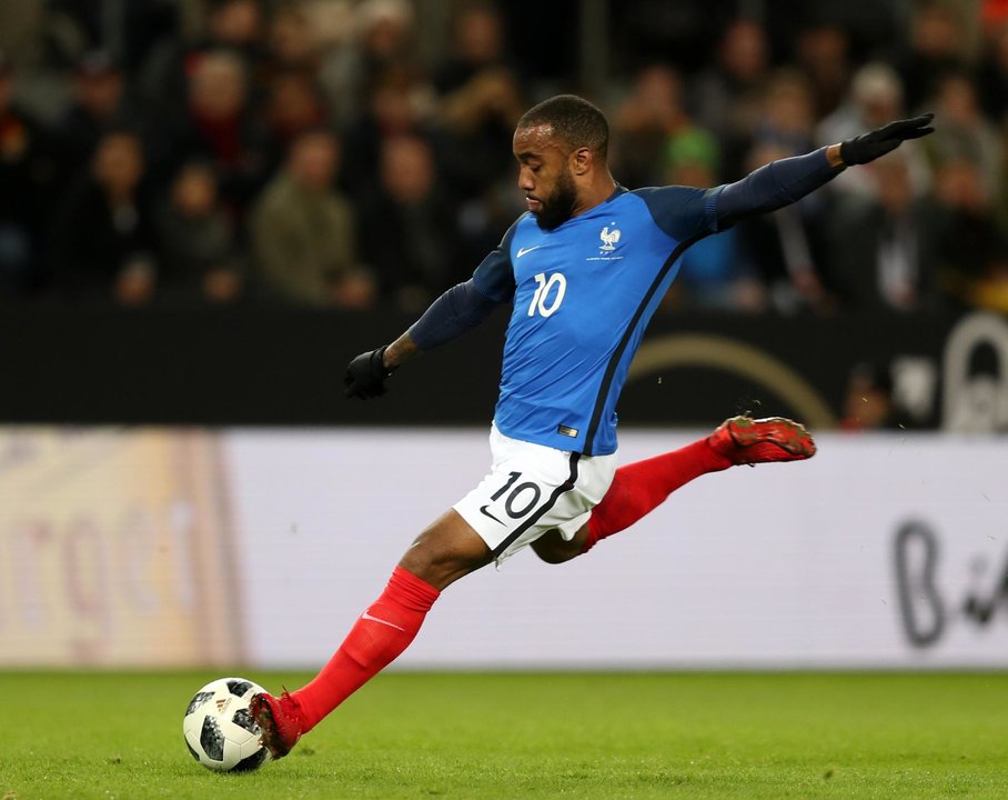 El jugador de la selección francesa Alexandre Lacazette en foto de archivo de FRIEDEMANN VOGEL. EFE