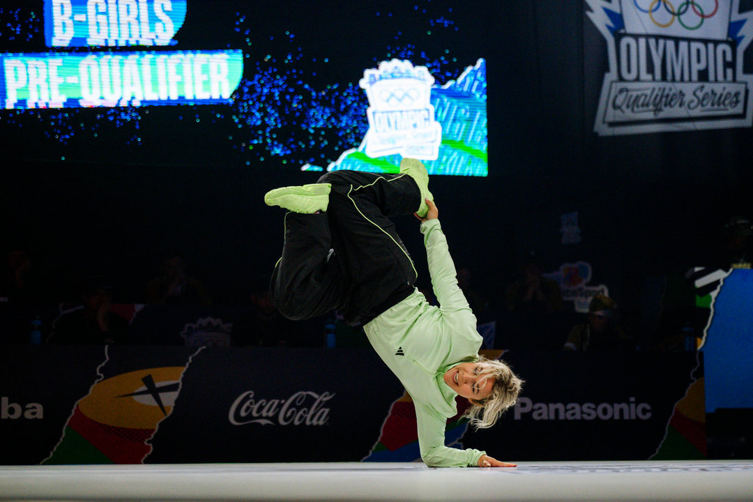 La portuguesa Vanessa Marina va a por todas en los Juegos Olímpicos de París y quiere ganar una medalla en un deporte que se estrena en esta edición, el breaking, del que esta b-girl es la única representante de su país que compite.EFE/ Redbull Content Pool/Little Shao/Haru Grafics SOLO USO EDITORIAL/SOLO DISPONIBLE PARA ILUSTRAR LA NOTICIA QUE ACOMPAÑA (CRÉDITO OBLIGATORIO)