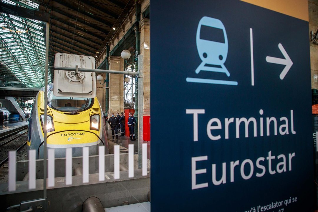 Terminal en Gare du Nord en Paris. EFE/EPA/CHRISTOPHE PETIT TESSON