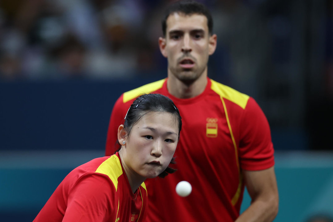 María Xiao y Álvaro Robles no lograron pasar a semifinales en Paris. EFE/ Kiko Huesca