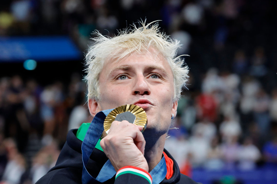 El italiano Nicoló Martinenghi en La Defense Arena in Paris, Francia. EFE/ Lavandeira Jr