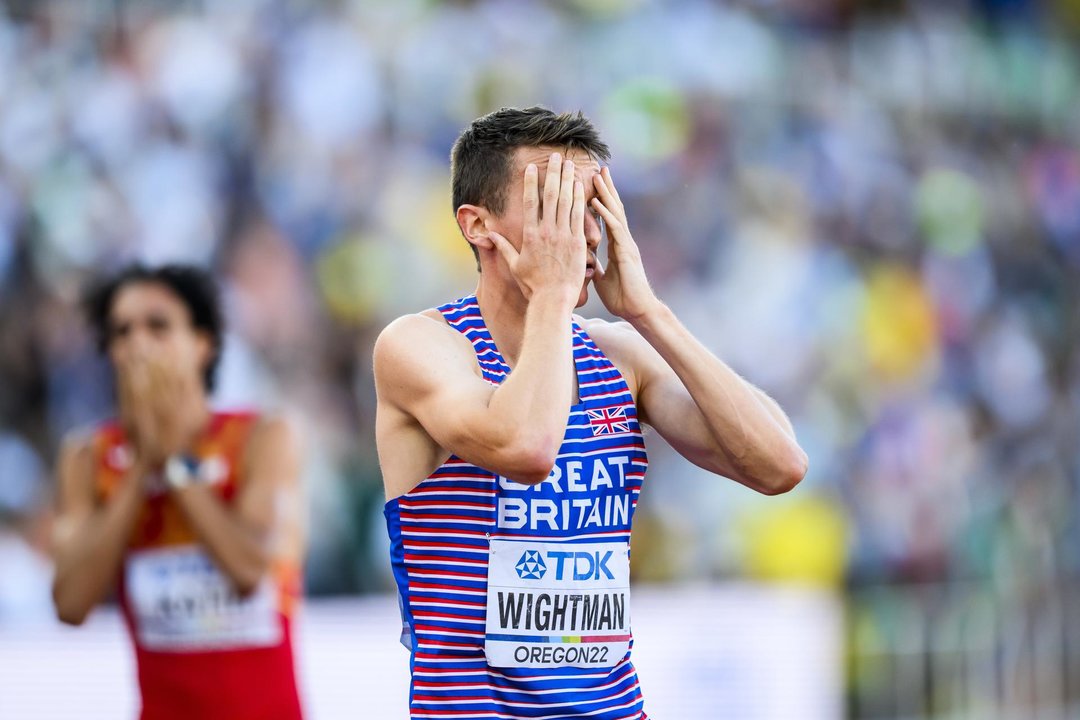 El británico Jake Wightman, campeón del mundo de 1.500 en Eugene en 2022EFE/EPA/JEAN-CHRISTOPHE BOTT/Archivo