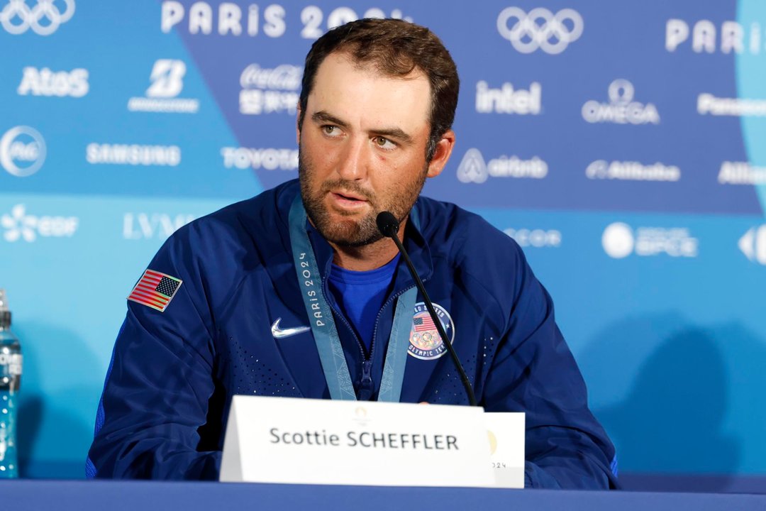 El estadounidense Scottie Scheffler, número uno mundial y campeón olímpico de golf en París 2024 EFE/EPA/ERIK S. LESSER