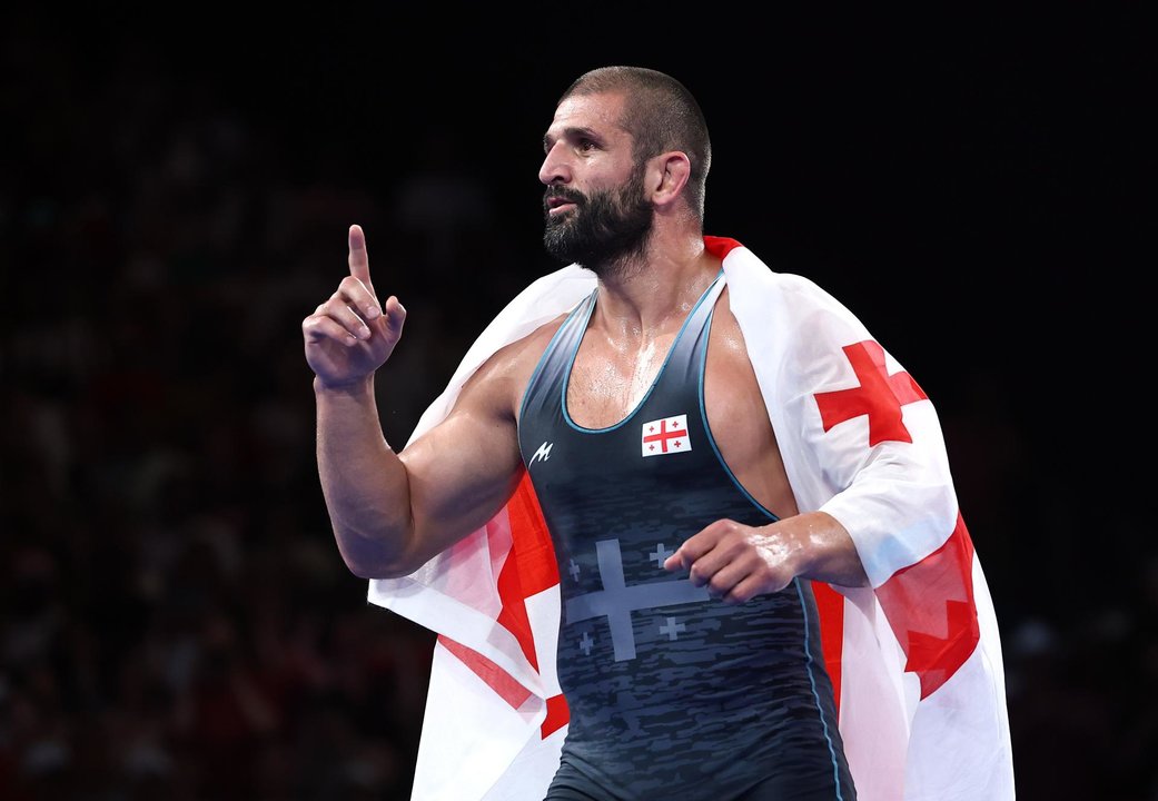 El georgiano Geno Petriashvili tras ganar el oro en la categoría de 125 kilos EFE/EPA/CHRISTOPHE PETIT TESSON